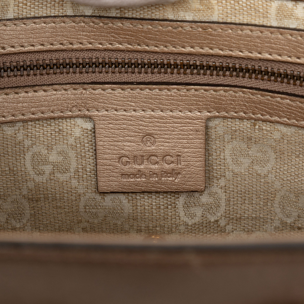 Pre-Loved Gucci Leather Bright Bit Satchel - Picture 5 of 7